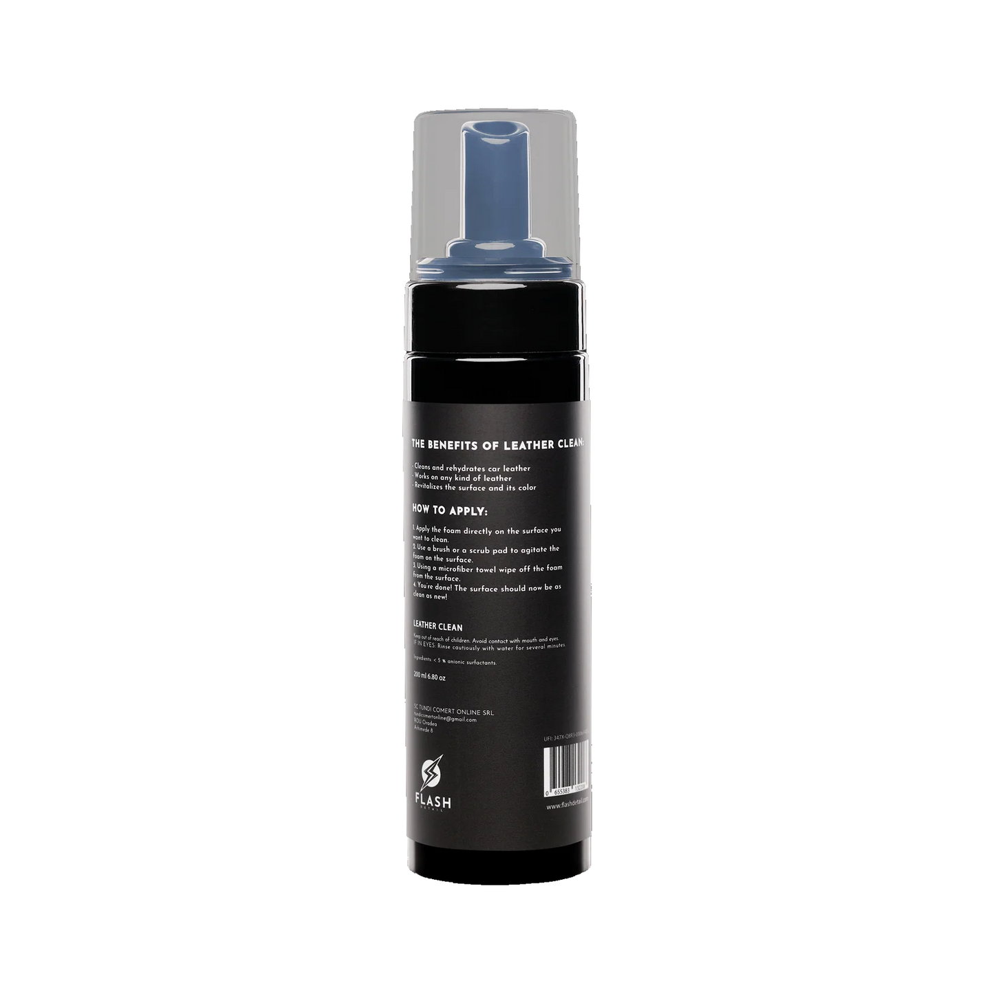 Spuma curatare piele, Leather Clean Flash Detail 200ml