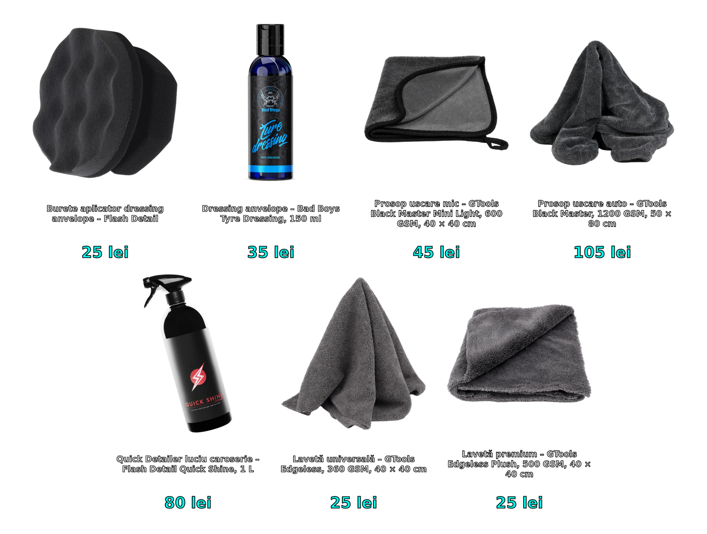 Pachet Exterior Smart pentru uscare, protecție și luciu – Detailingmania