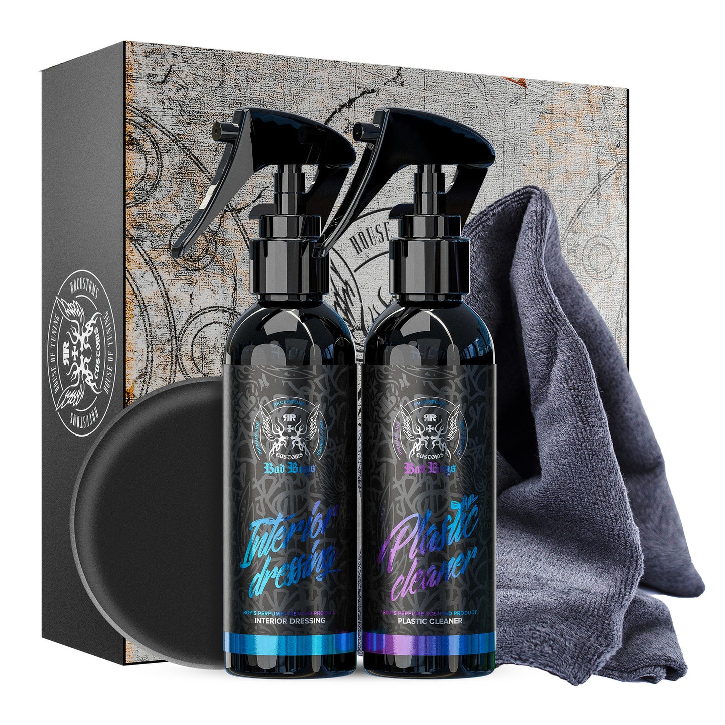 Set pentru curățarea și protejarea plasticului – BadBoys Scent Set 150 ml