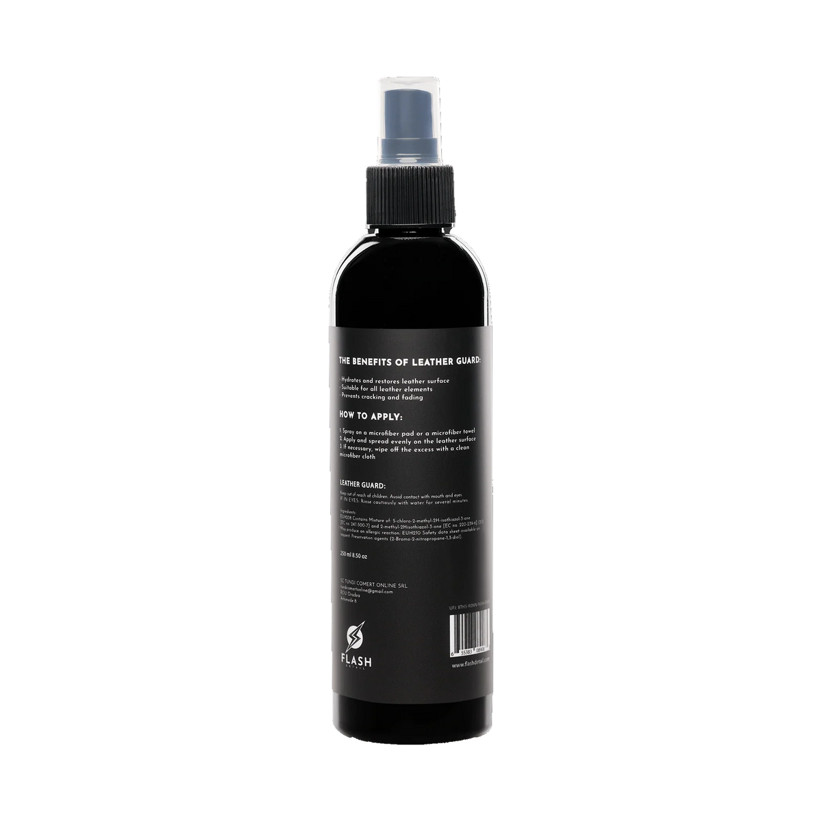 Soluție pentru hidratarea și protecția pielii – Flash Detail Leather Guard, 250 ml