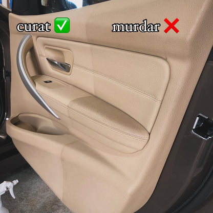 KIT Premium ingrijire piele - Curatare & protectie completa BB Leather Care Set Premium Strong