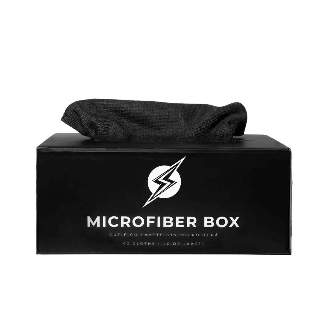 Cutie cu lavete din microfibra, reutilizabile 40 bucati Flash Detail