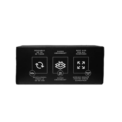 Cutie cu lavete din microfibra, reutilizabile 40 bucati Flash Detail