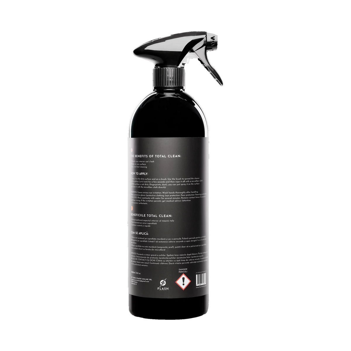 Soluție universală pentru curățarea interiorului – Flash Detail Total Clean APC, 1 L