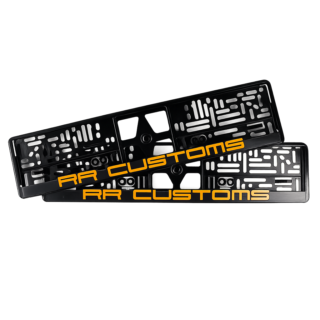 Suporti nr auto, 3D license plate frame RRCustoms