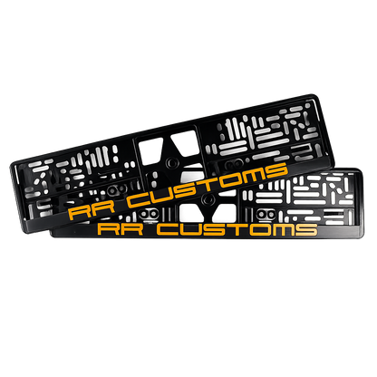 Suporti nr auto, 3D license plate frame RRCustoms