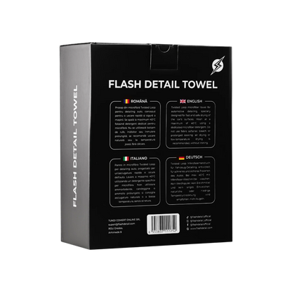 Prosop de uscare auto – Flash Detail V2, 850 GSM, 90 × 70 cm
