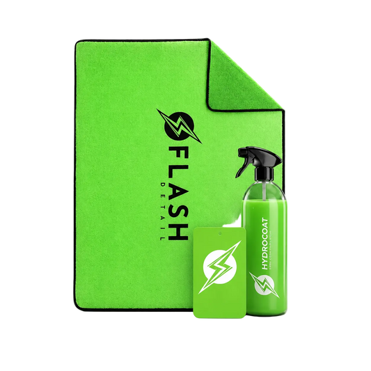 Pachet pentru protecție hidrofobă și uscare auto, Ediția Verde – Flash Detail Quick Dry Combo Limited Edition