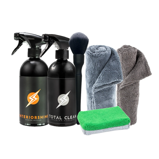 Kit complet pentru curățarea și protecția interiorului – Flash Detail