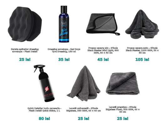 Pachet Exterior Smart pentru uscare, protecție și luciu – Detailingmania