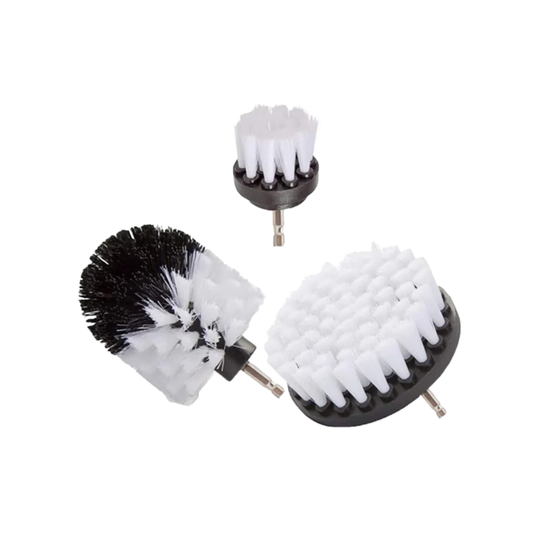 Set de 3 perii rotative moi pentru curățarea interiorului – Flash Detail