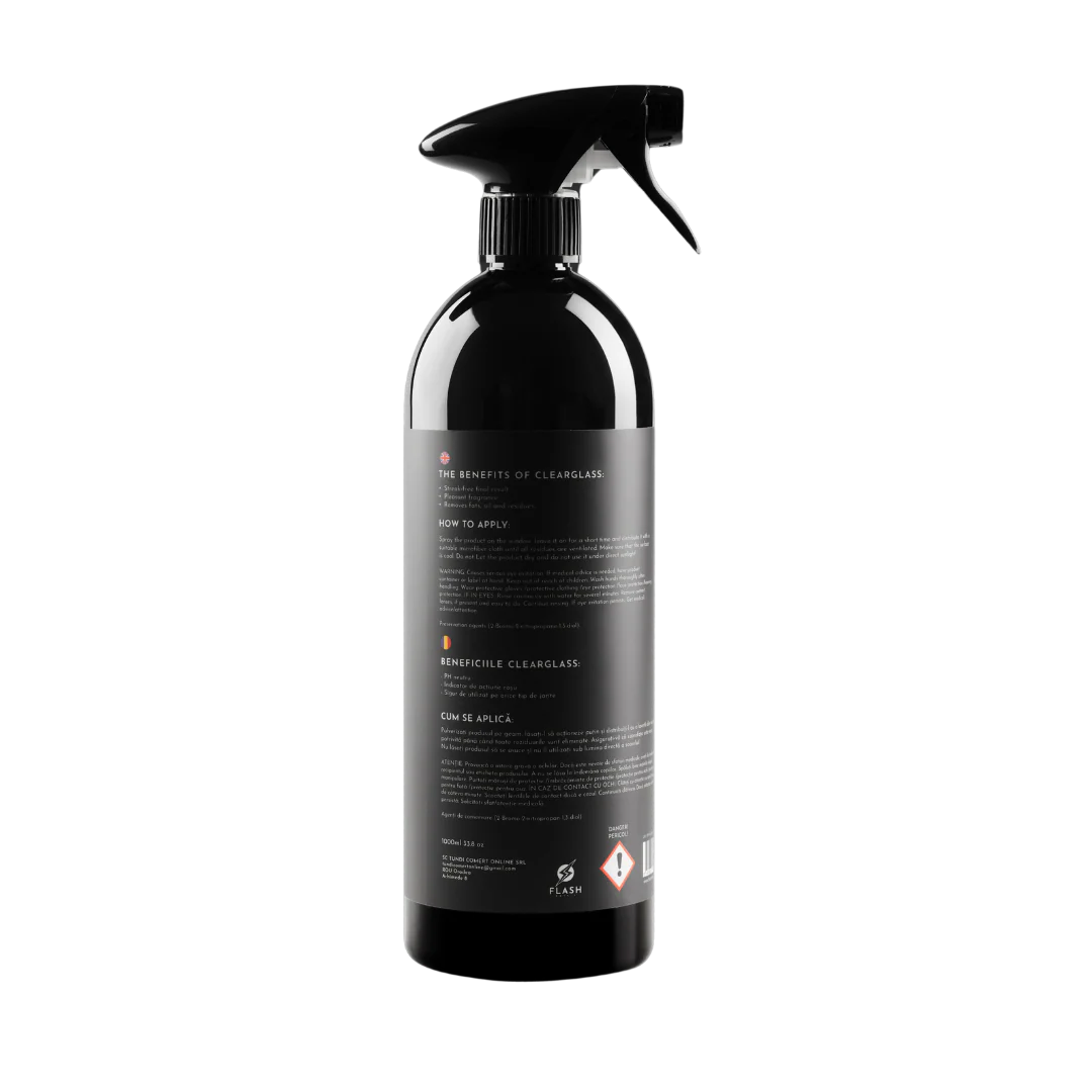 Soluție pentru curățarea geamurilor – Flash Detail Clear Glass, 1 L