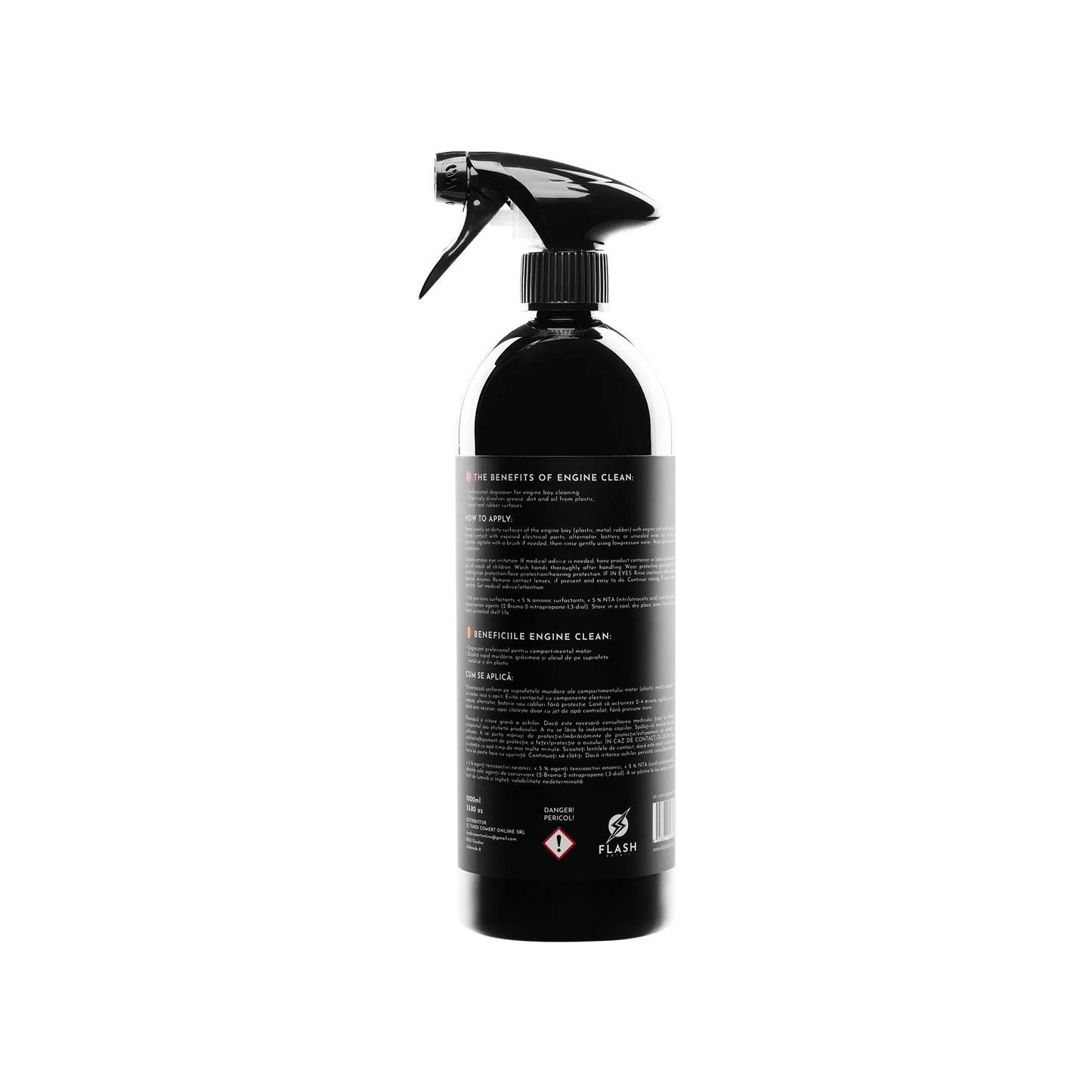 ENGINE CLEAN 1000ML - SOLUTIE CURATARE 
COMPARTIMENT MOTOR