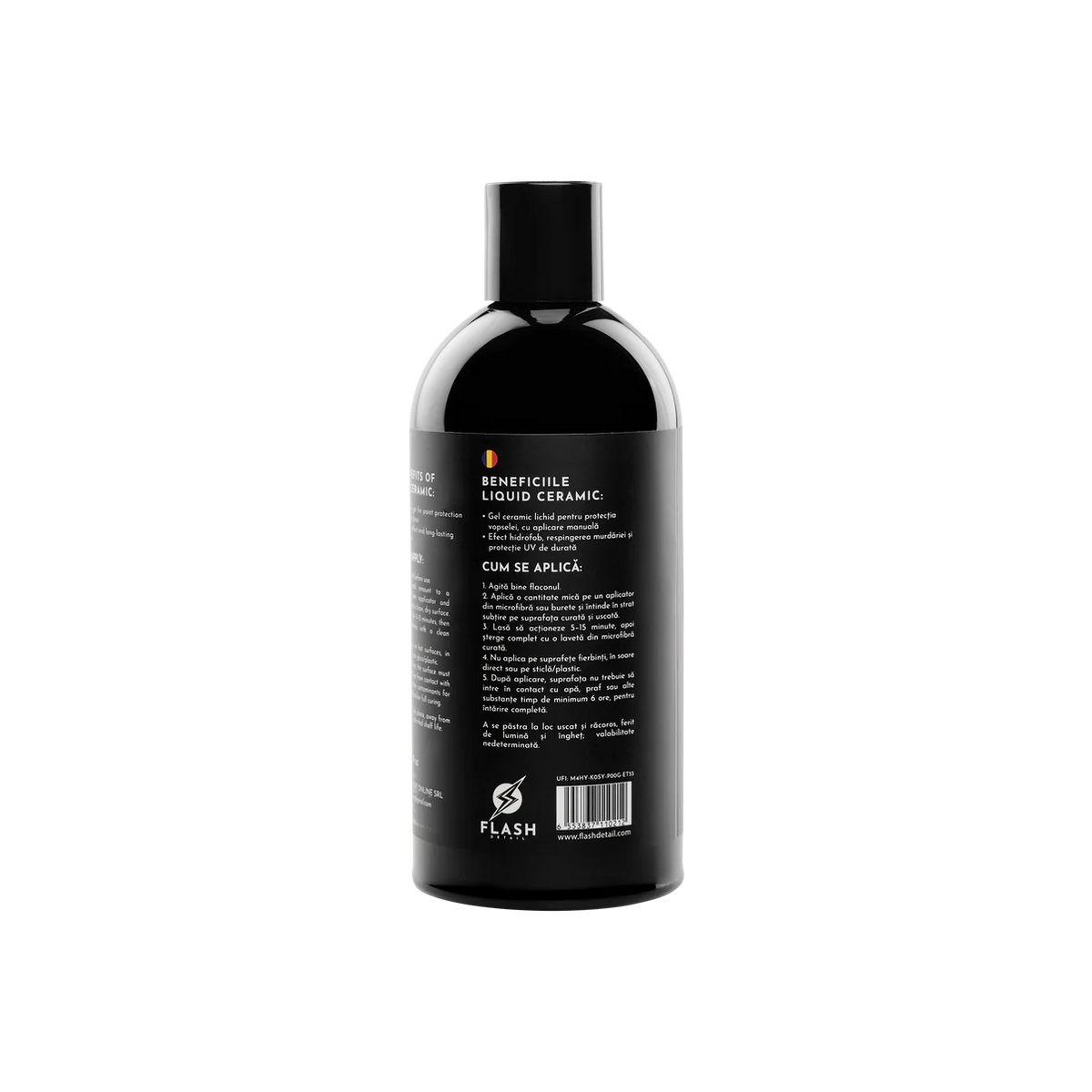 Protecție ceramică lichidă pentru caroserie – Flash Detail Liquid Ceramic, 500 ml
