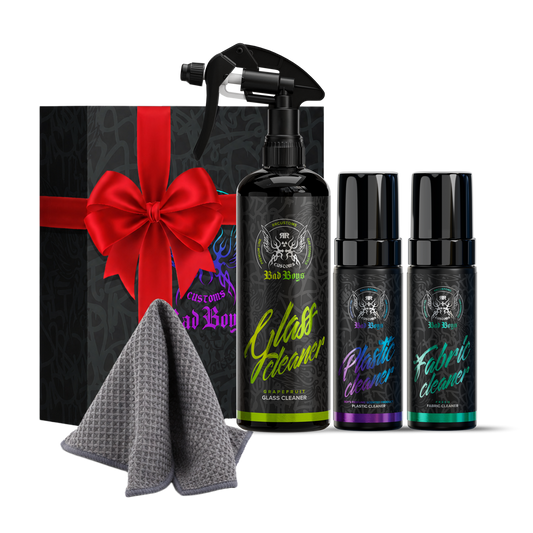 Set pentru curățarea geamurilor, textilelor și plasticelor – BadBoys Interior Cleaning Set #1