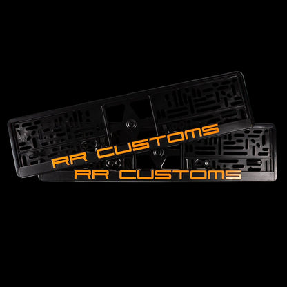 Suporti nr auto, 3D license plate frame RRCustoms