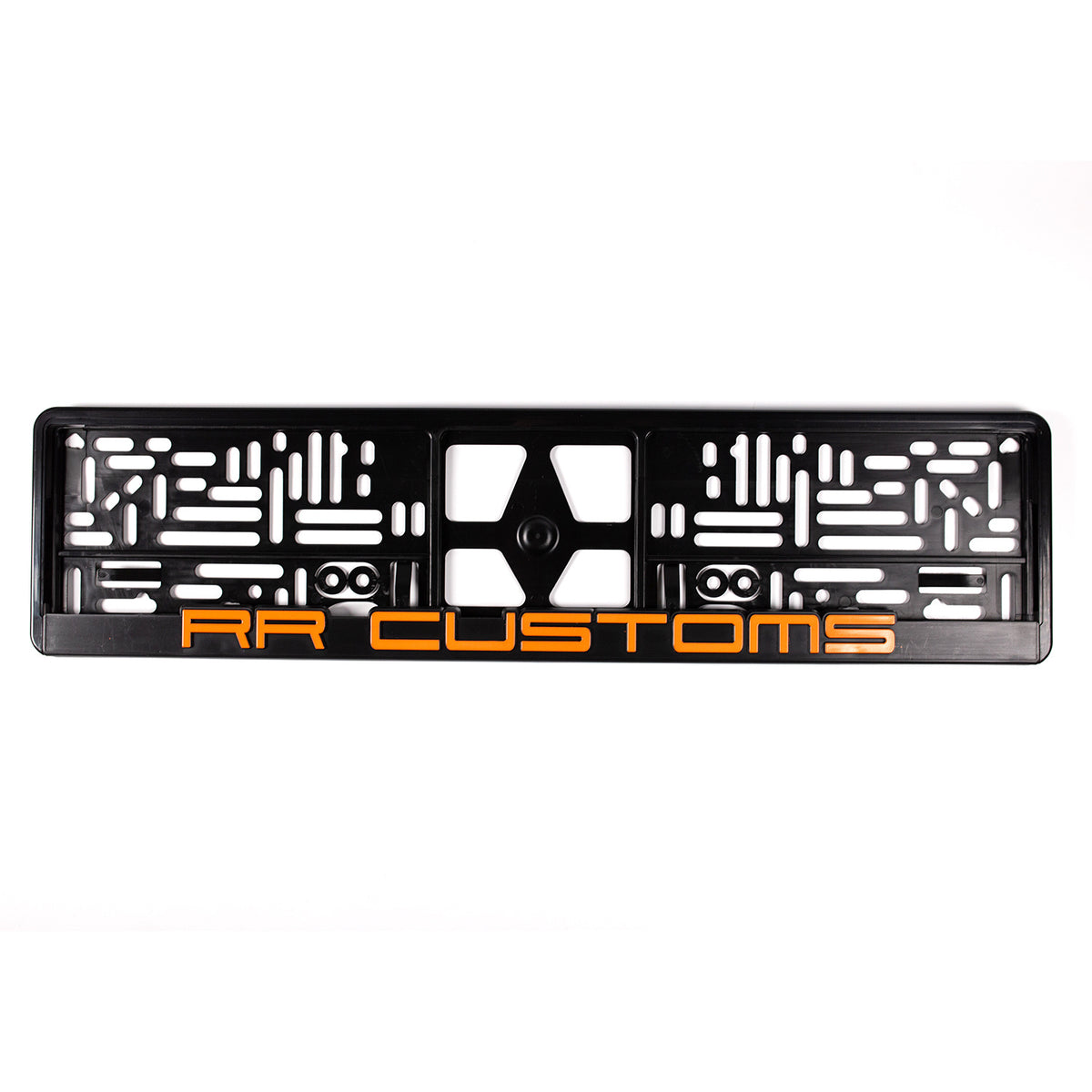 Set de suporturi 3D pentru numere de înmatriculare – RRCustoms, 2 buc