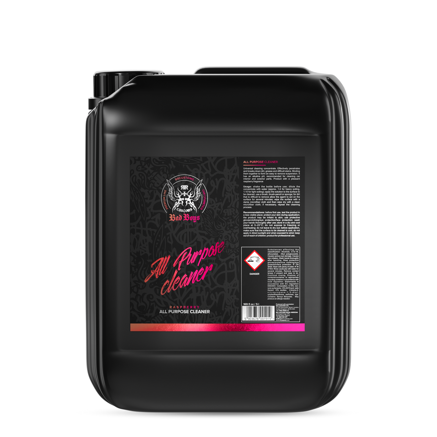 solutie curatare profesionala, BadBoys All Purpose Cleaner APC 5L