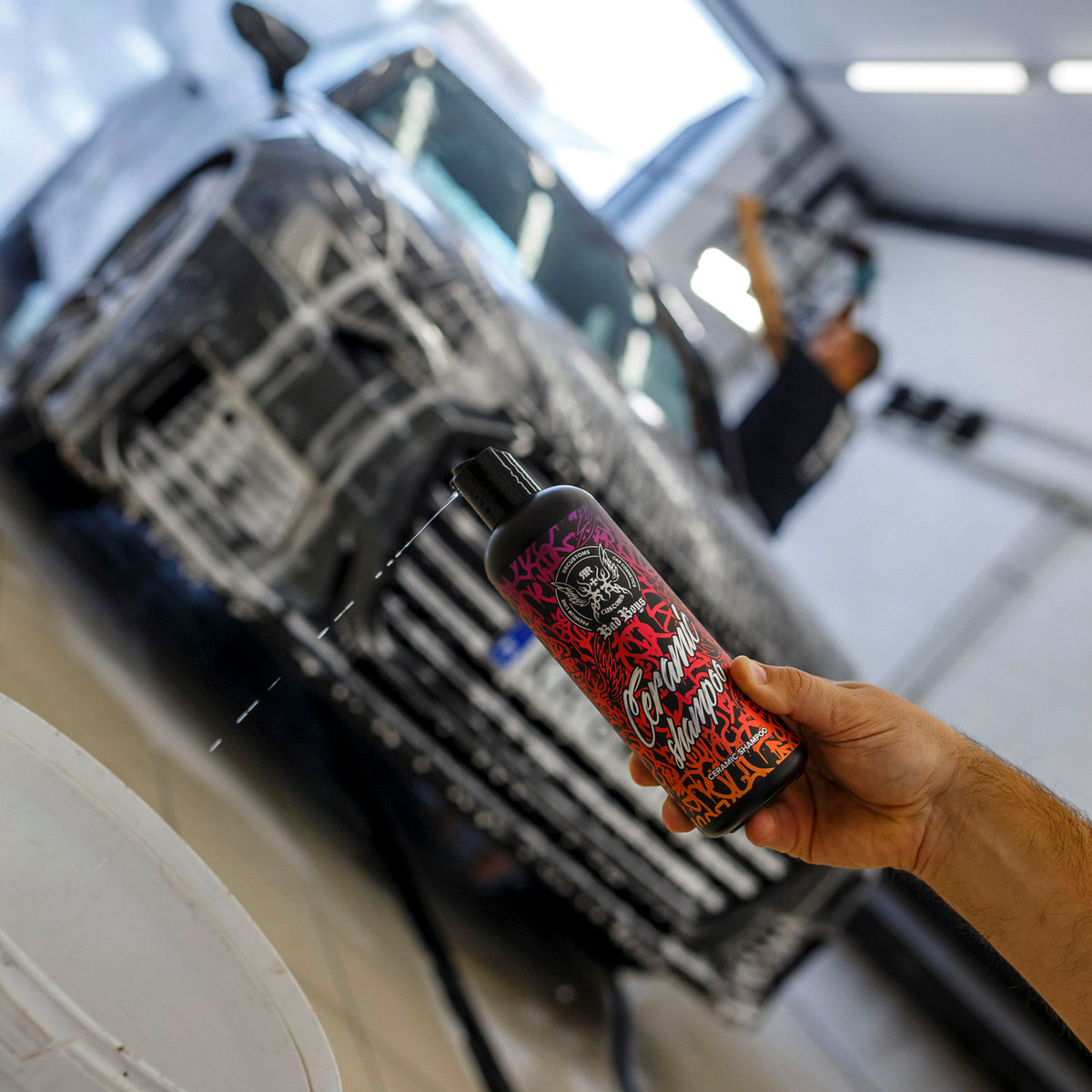 Șampon auto ceramic cu SiO₂ – Bad Boys Ceramic Shampoo, 500 ml