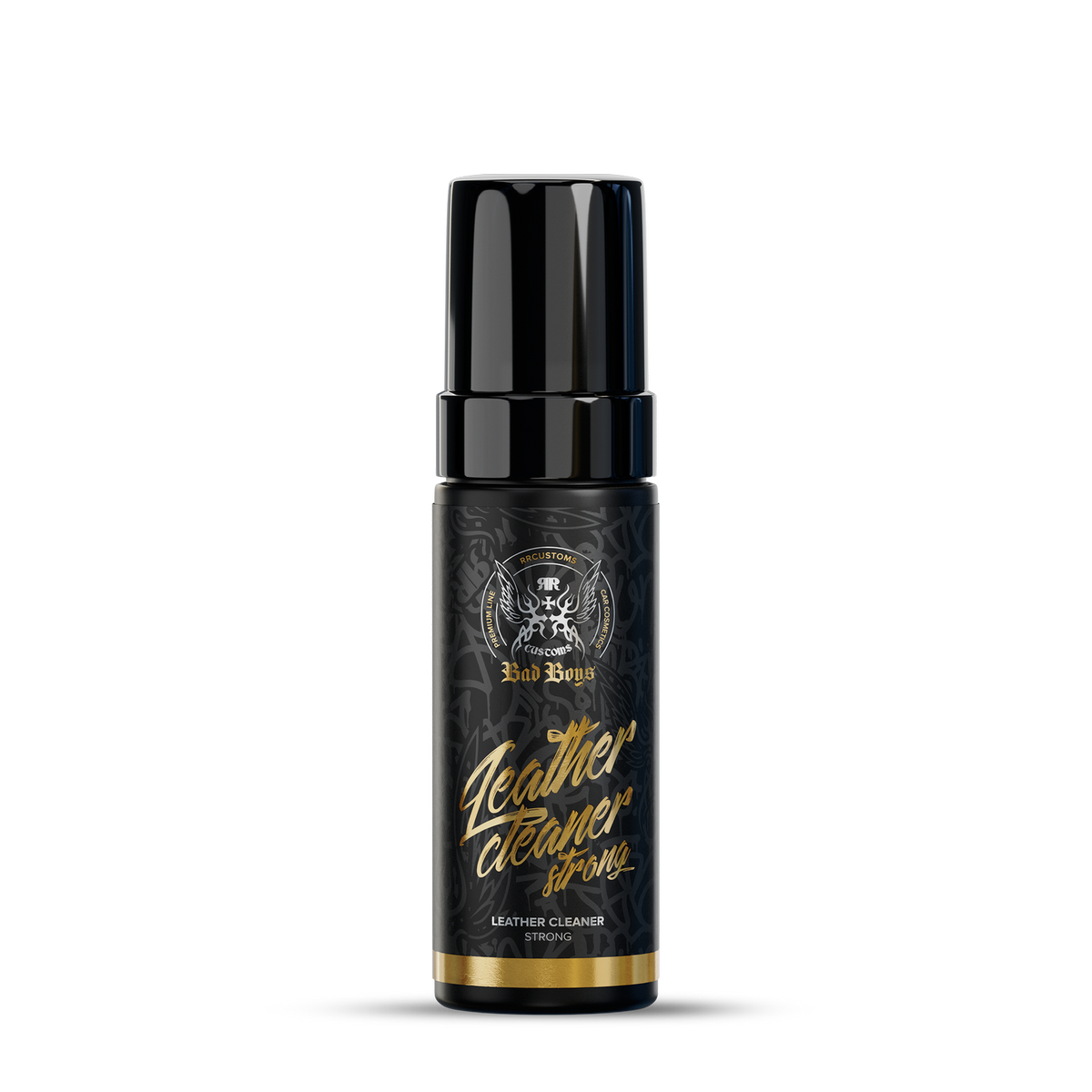 Soluție intensă pentru piele foarte murdară cu recipient spumare – Bad Boys Leather Cleaner Strong, 150 ml
