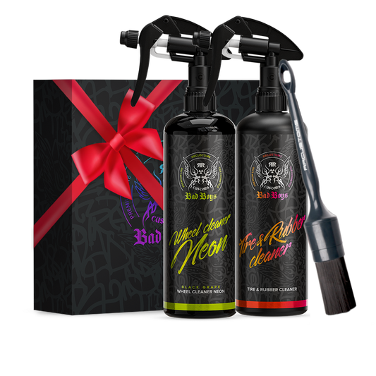 Kit pentru curățarea jantelor și anvelopelor – BadBoys Wheel Care Set #1