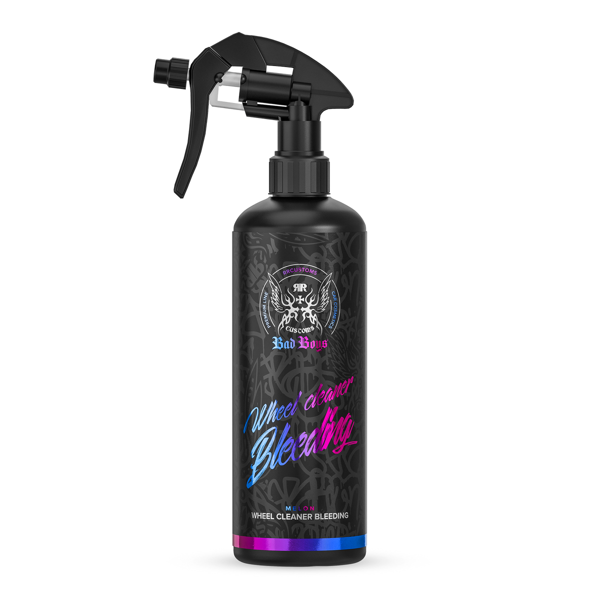 Soluție pentru curățarea și decontaminarea jantelor – Bad Boys Wheel Cleaner Bleeding, 500 ml