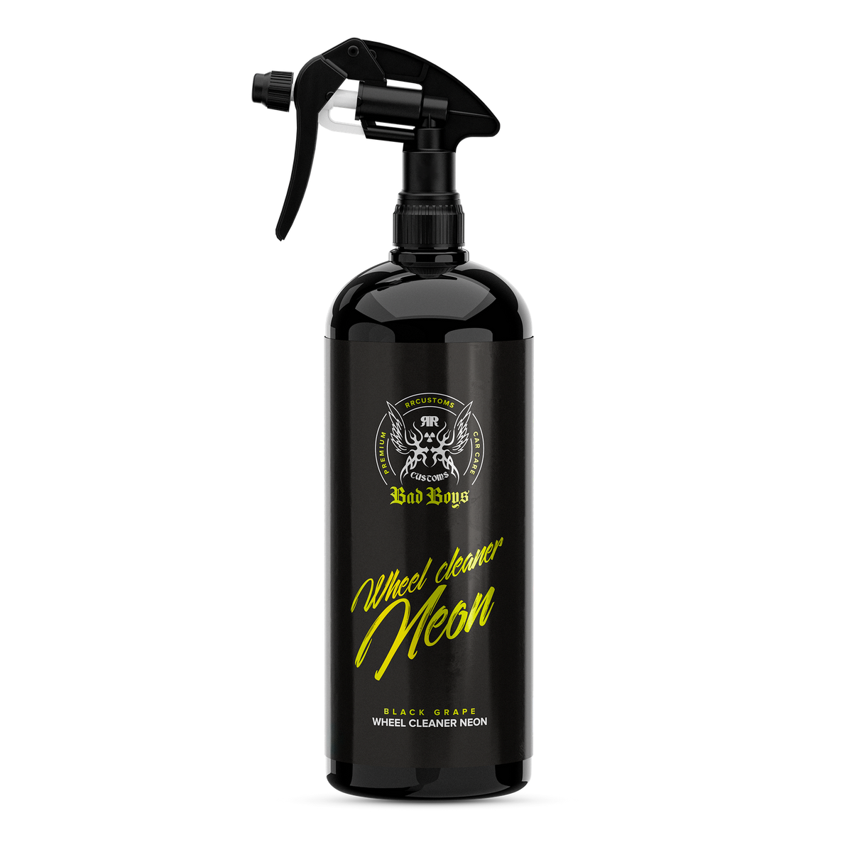 Soluție pentru curățarea jantelor cu efect verde neon – Bad Boys Wheel Cleaner Neon, 1 L