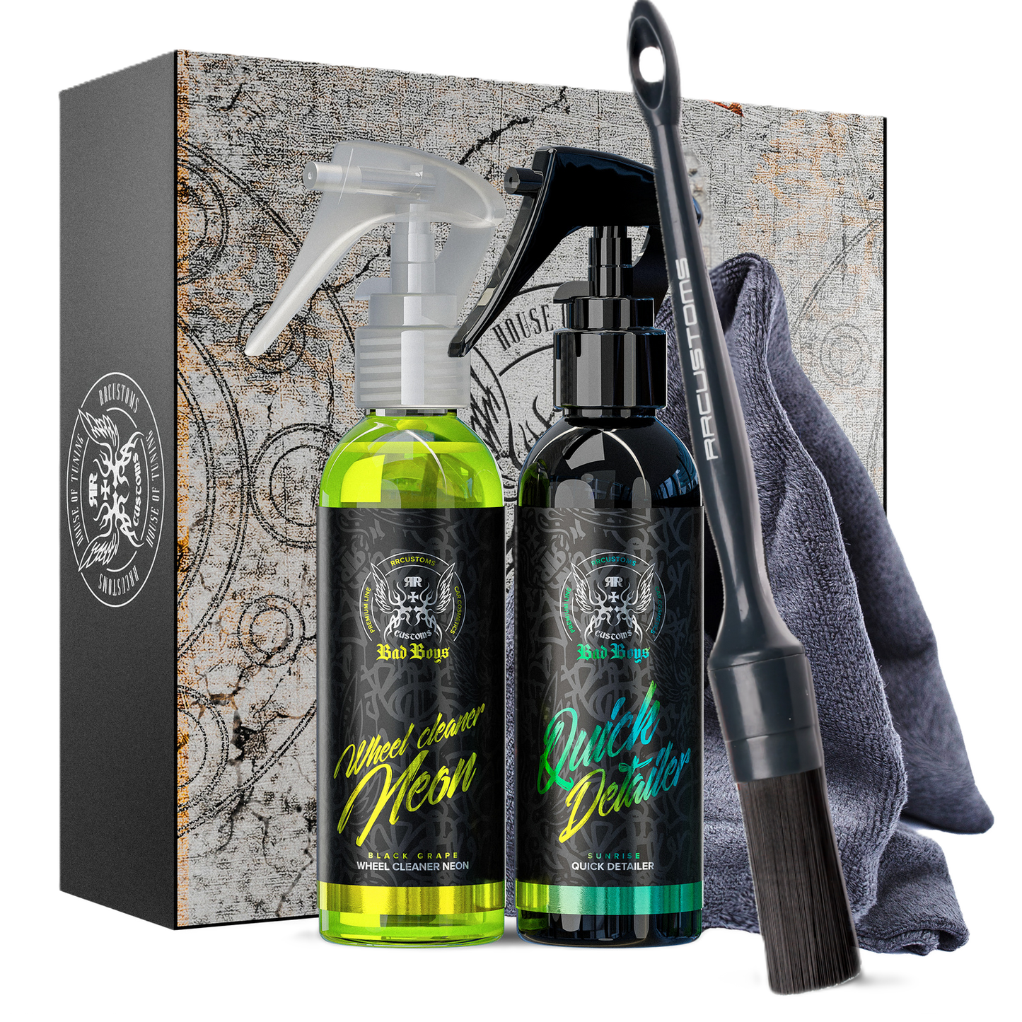 Set pentru curățarea jantelor și protecția vopselei – BadBoys Wheels & Paint Set 150 ml