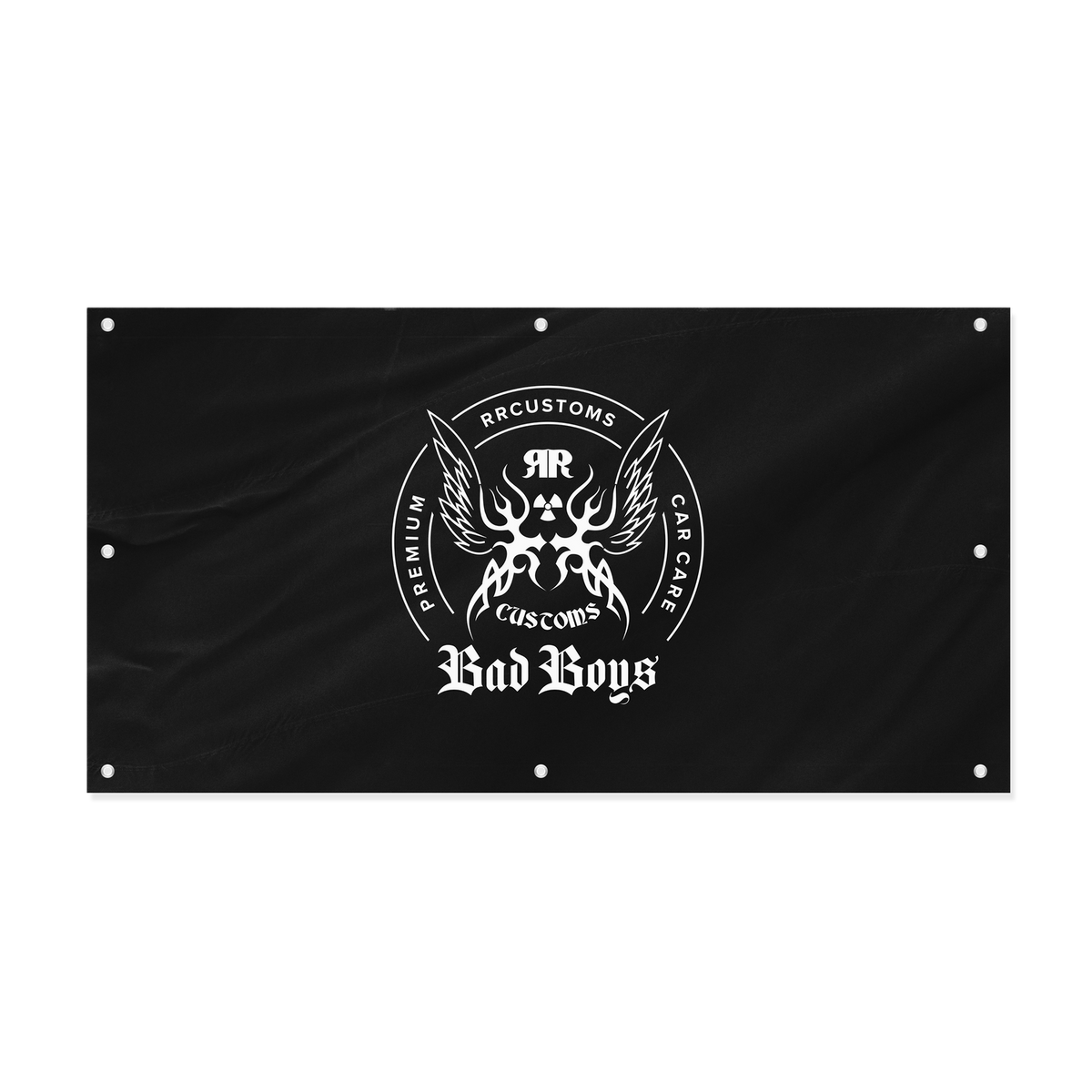 Banner publicitar negru – Bad Boys, 79 × 150 cm