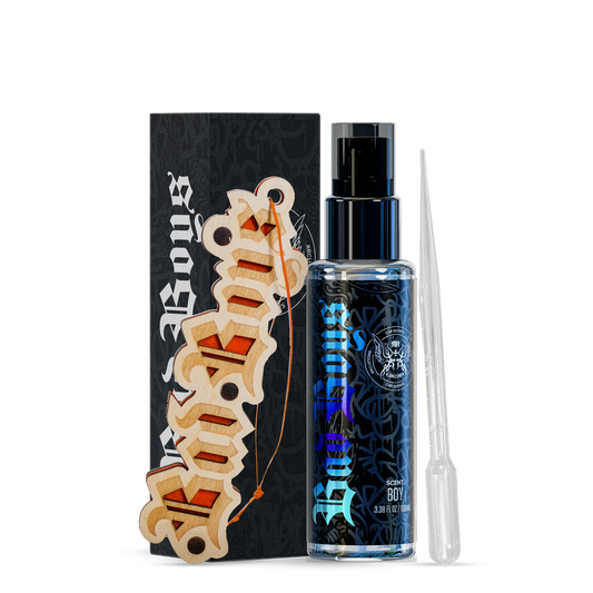 Odorizant auto premium cu pulverizator in KIT BadBoys, cu miros de parfum '' Scent Boy '' 100ml