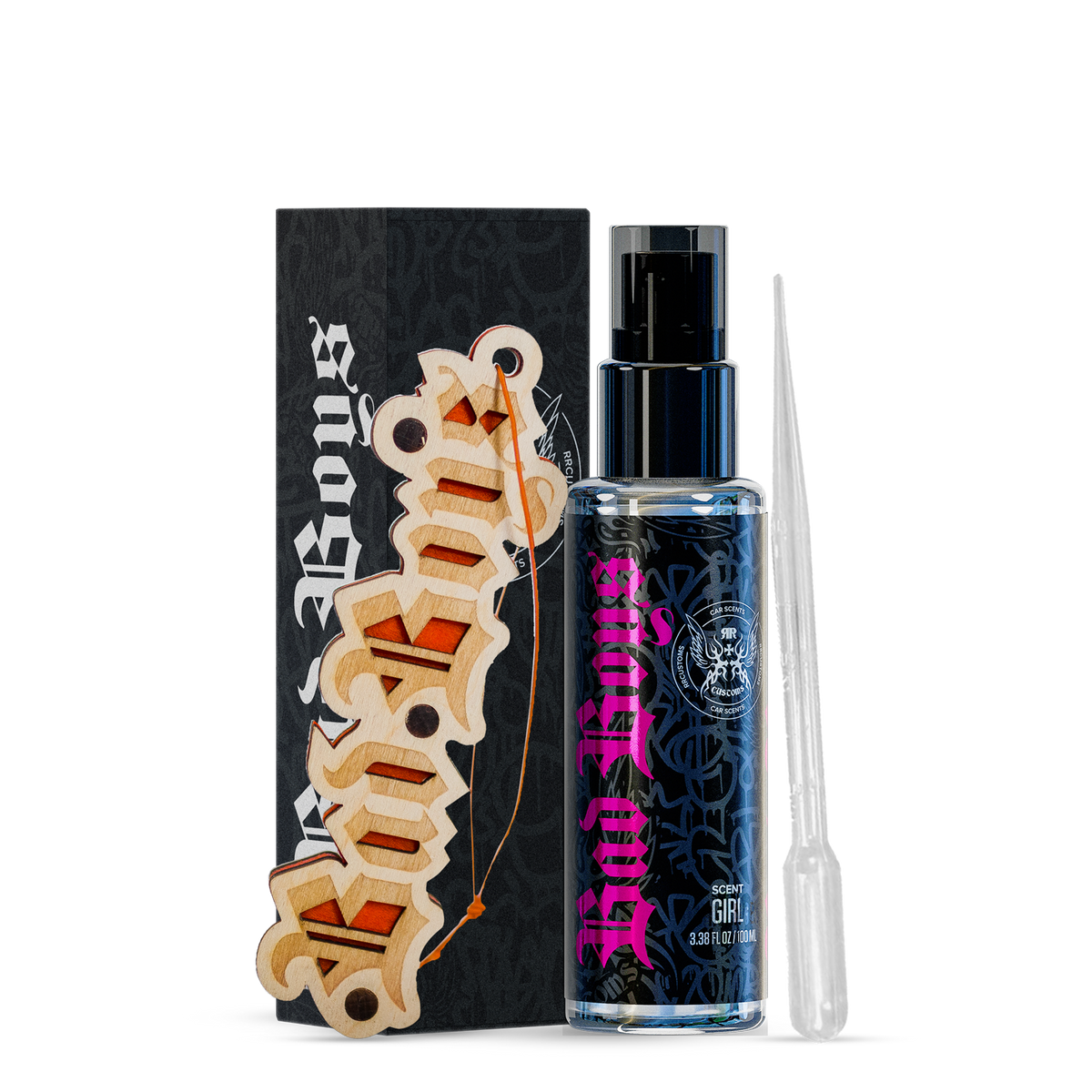 Kit odorizant auto cu parfum feminin – Bad Boys, 100 ml