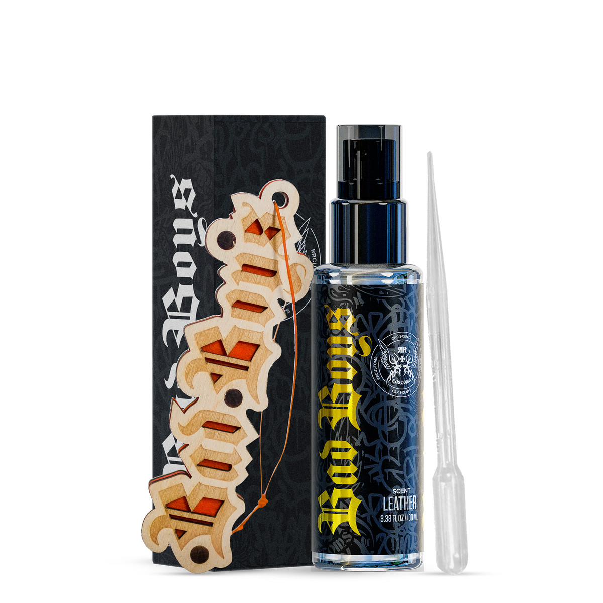 Kit odorizant auto cu aromă de piele – Bad Boys, 100 ml