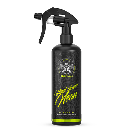 Soluție pentru curățarea jantelor cu efect verde neon – Bad Boys Wheel Cleaner Neon, 500 ml