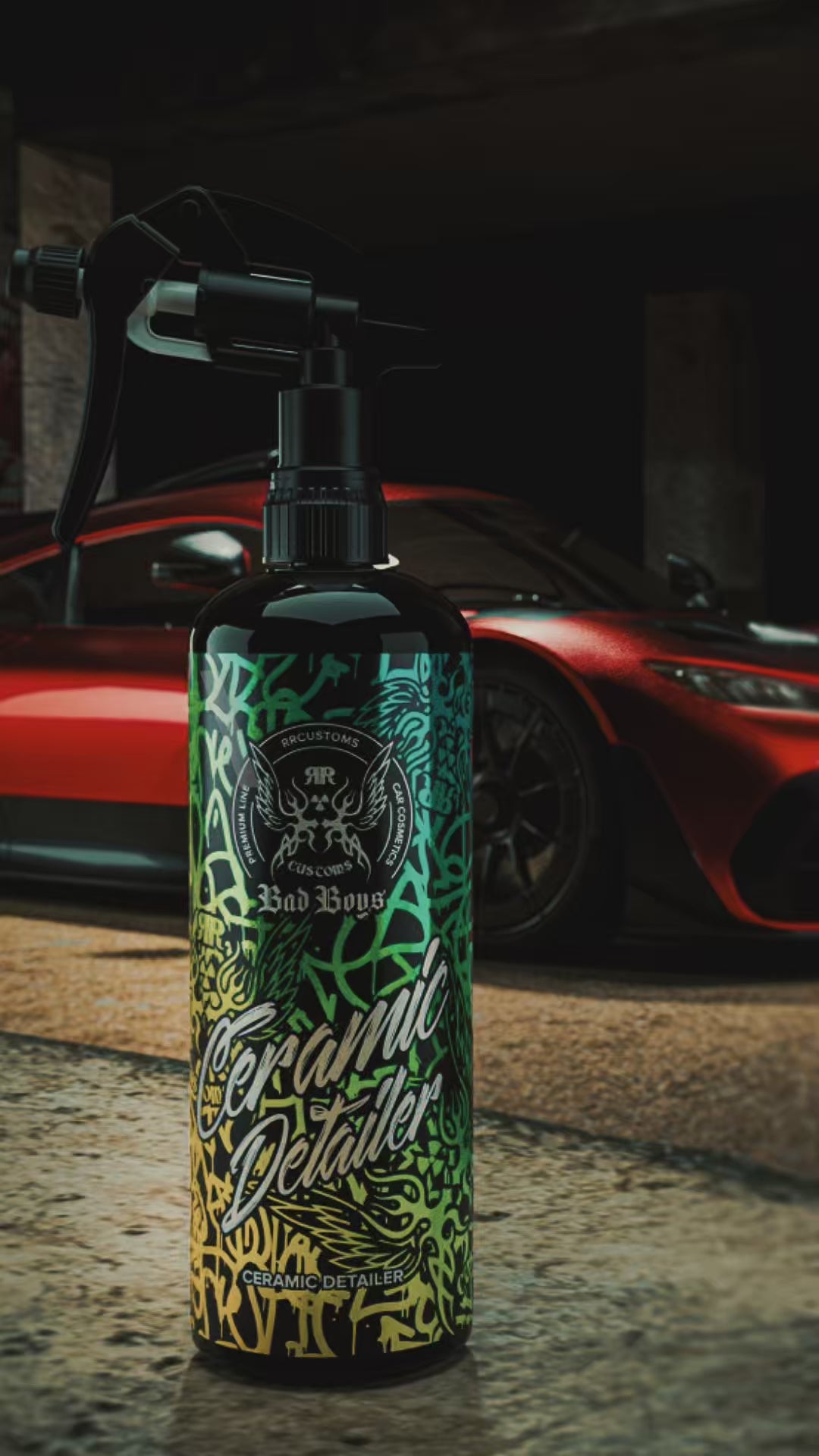 Detailer ceramic cu SiO₂ pentru protecție și luciu – Bad Boys Ceramic Detailer, 500 ml