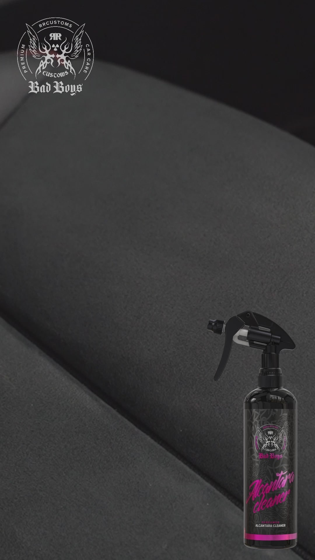 Soluție pentru curățarea suprafețelor din Alcantara – Bad Boys Alcantara Cleaner, 1 L